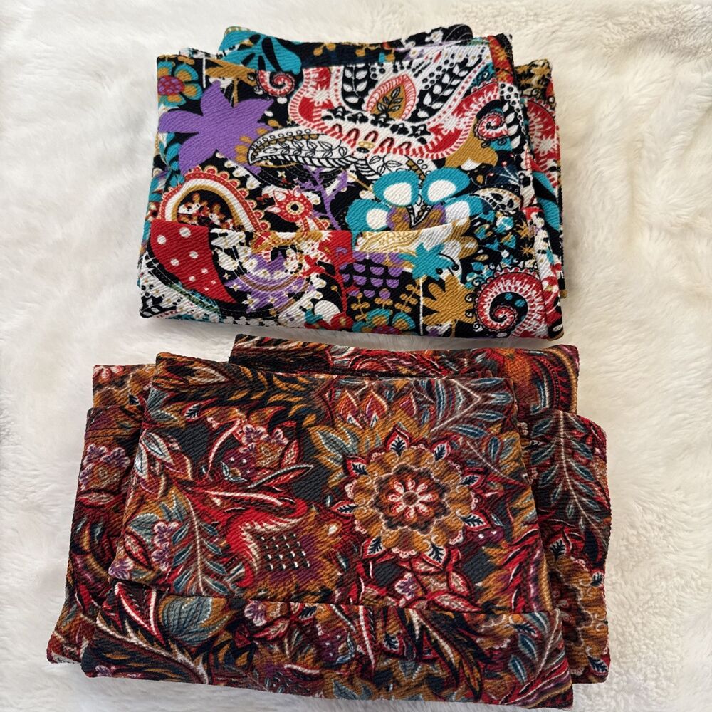 Lula Roe Cassie Pencil Skirts- Size M- Lot Of 2